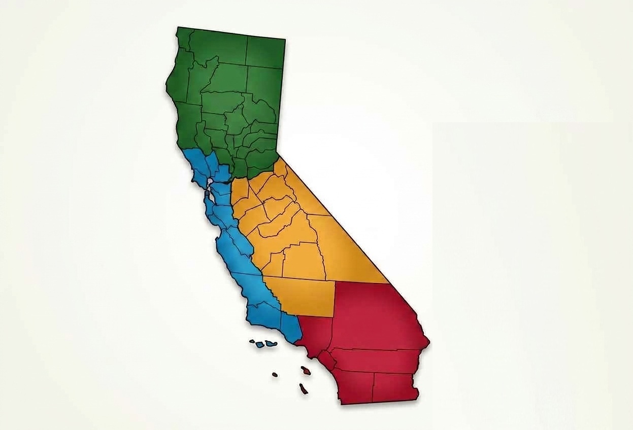 California region map